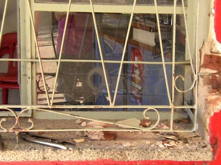 Los delincuentes ingresaron por la ventana. Foto: Notilagos.