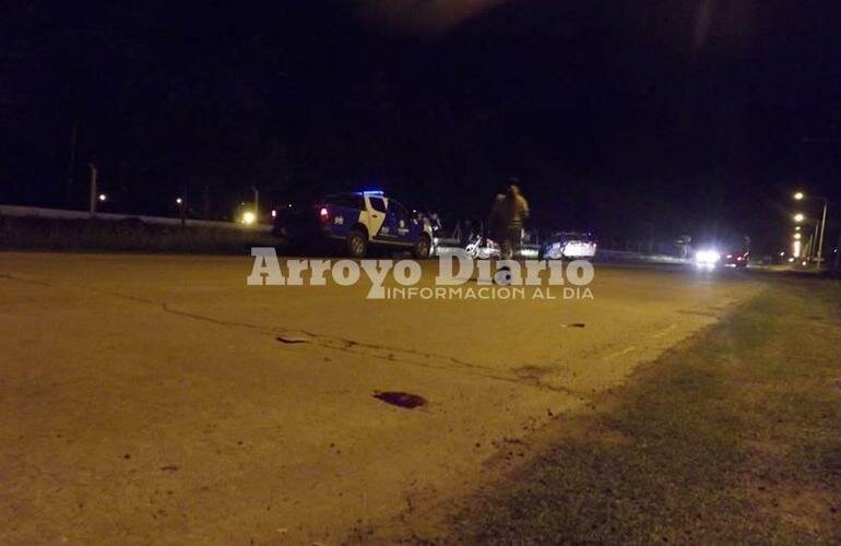 Imagen de Motociclista sufri? accidente sobre el acceso a la autopista