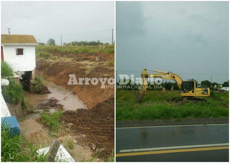 Imagen de Trabajos de zanjeo para evitar futuras inundaciones