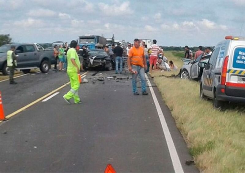 Sobre el siniestro. El accidente fue en el kil?metro 31. Foto:entreriosya.com.ar