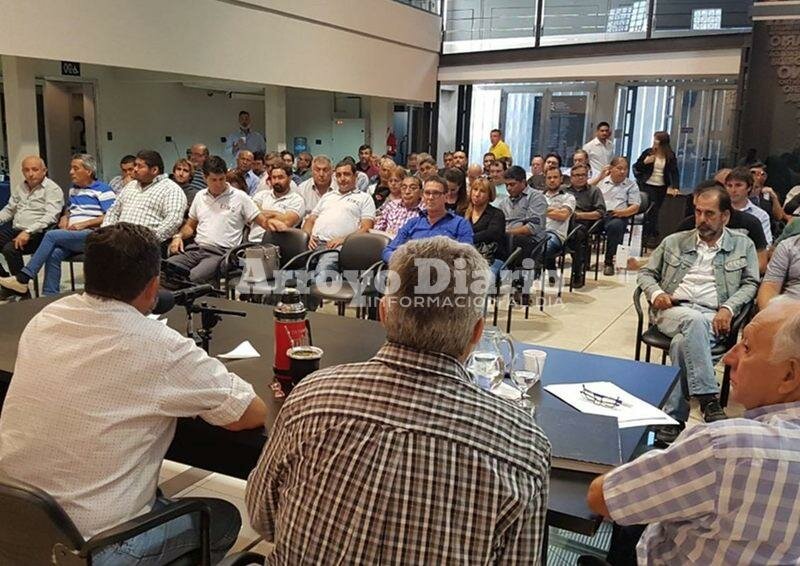 Plenario. La medida de fuerza se hab?a acordado el lunes en un plenario en Santa Fe.