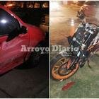 Imagen de Joven motociclista result? herido tras accidente