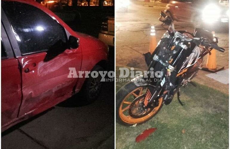 Imagen de Joven motociclista result? herido tras accidente