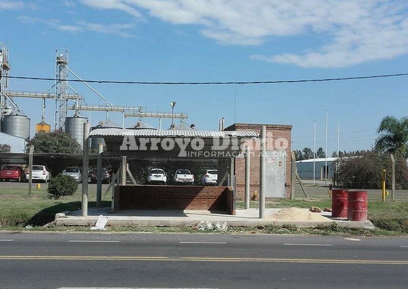 Acceso norte. La garita est? situada sobre ruta en la entrada norte a la ciudad.