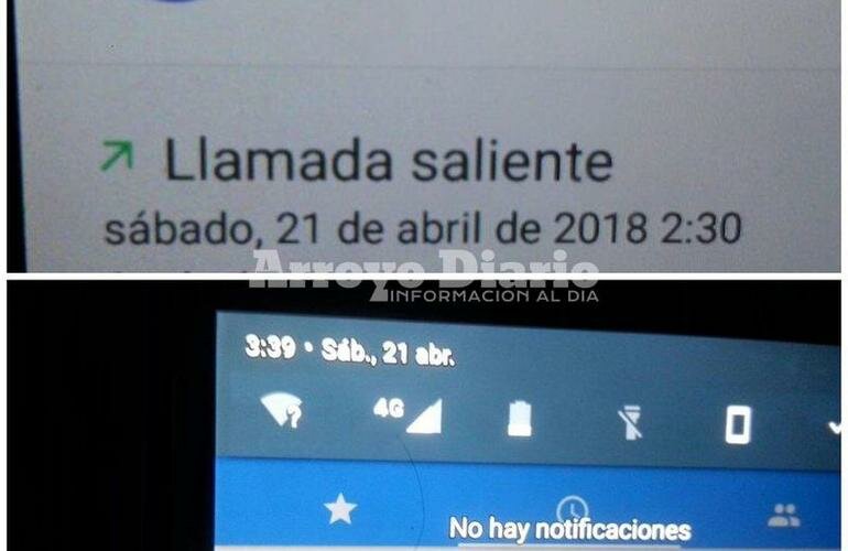 En fotos. La mujer dio cr?dito al reclamo aportando las capturas de pantalla de su celular.