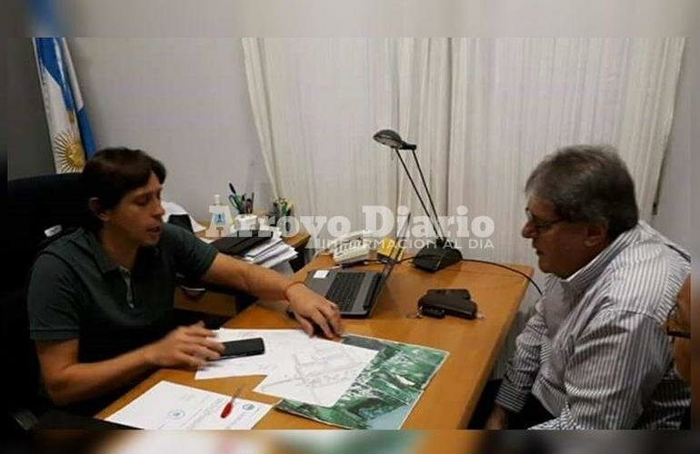 Imagen de El diputado Luis Rubeo visit? a Fighiera