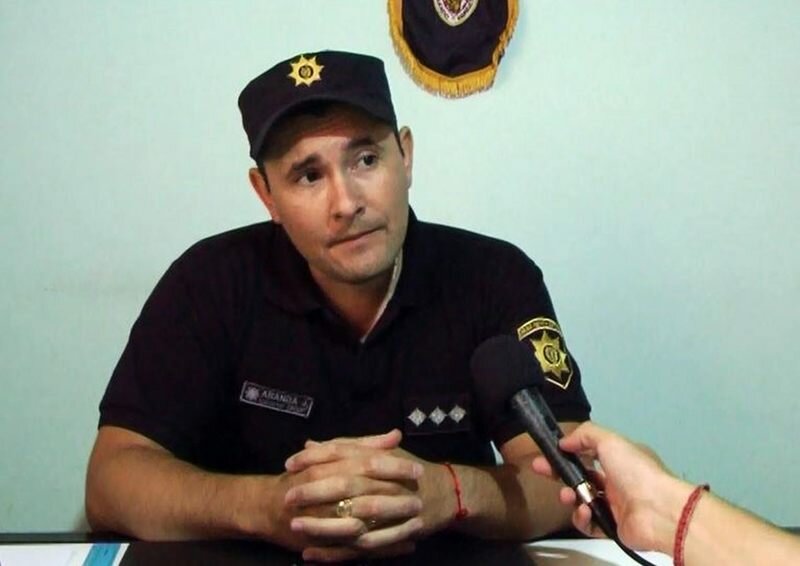 Marcelo Aranda, sub jefe del Comando Radioel?ctrico de Arroyo Seco. Foto: Canal 2