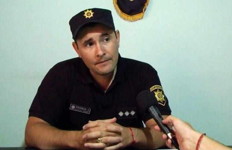 Marcelo Aranda, sub jefe del Comando Radioel?ctrico de Arroyo Seco. Foto: Canal 2