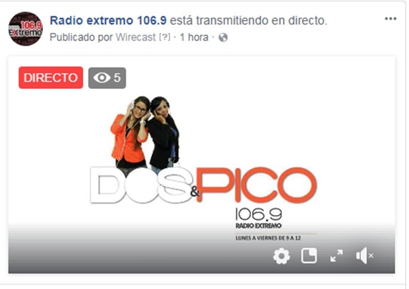 Imagen de Emisi?n EN VIVO, Dos & Pico Radio Extremo 106.9