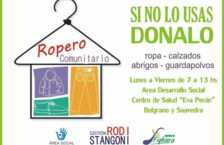 Imagen de Ropero Comunitario, campa?a solidaria en Fighiera