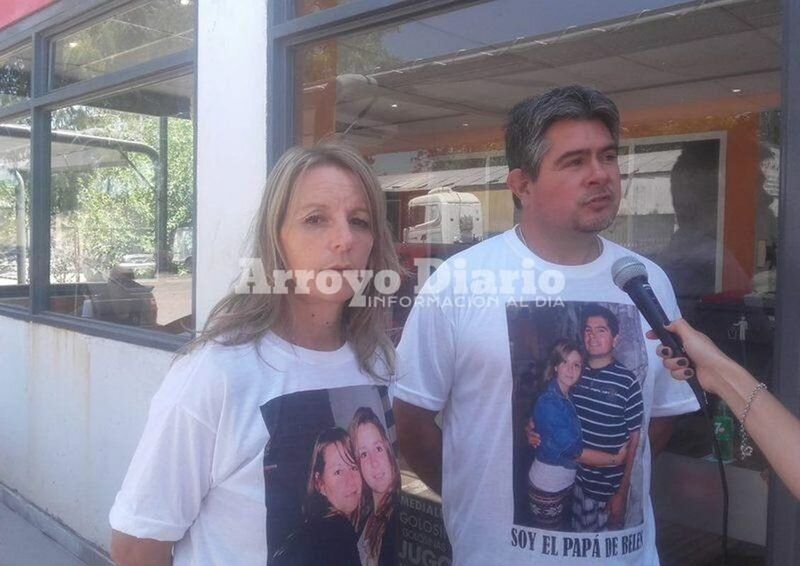 Familiares durante una de las tantas protestas frente a Tribunales.