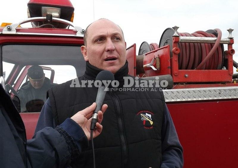 Alexis Sciacca, Jefe Cuerpo Activo Bomberos Voluntarios Arroyo Seco.