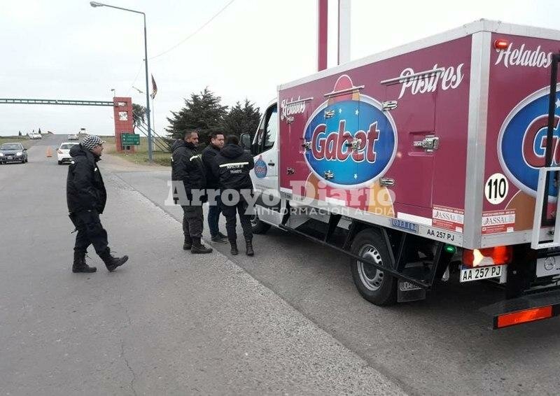 En el acceso. Uno de los lugares seleccionados para los controles de esta semana.