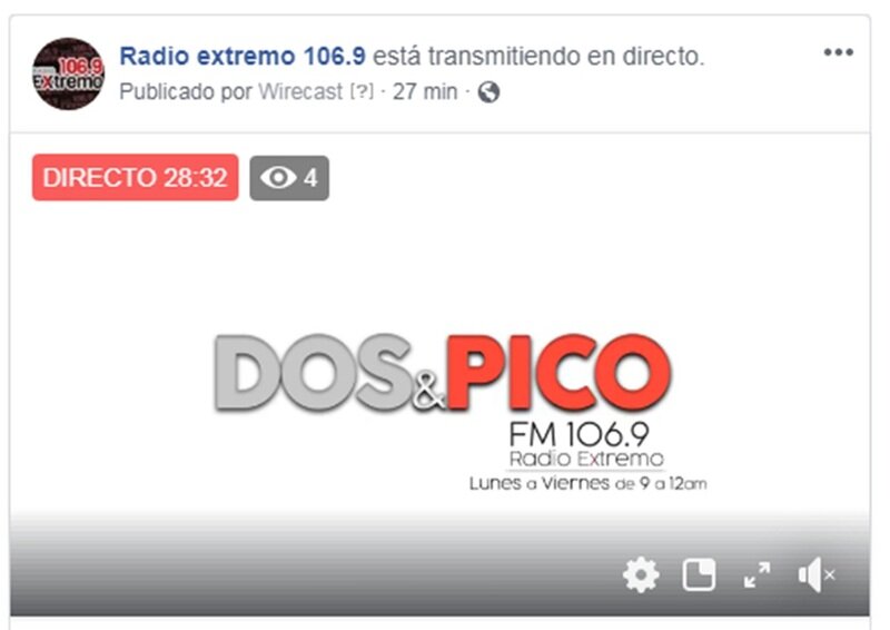 Imagen de Emisi?n EN VIVO, Dos & Pico Radio Extremo 106.9