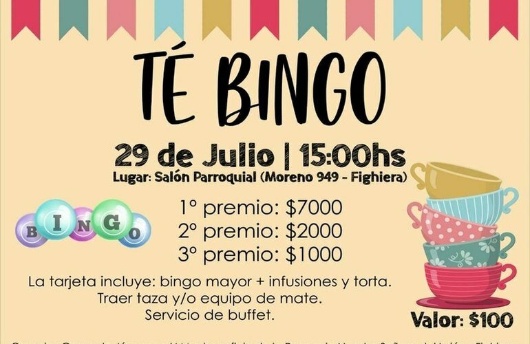 Imagen de La Parroquia organiza un T? Bingo