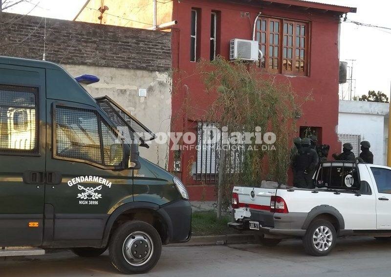 Uno de los lugares. Los uniformados en San Nicol?s al 700.