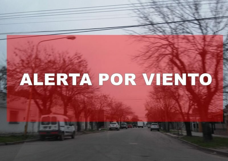 Imagen de Alerta: Vientos fuertes con r?fagas