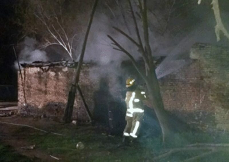 Imagen de Incendio en una vivienda en Alvear