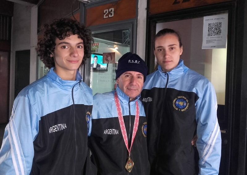 Imagen de Ferm?n, Lautaro y Lucila hablaron de la participaci?n en el Campeonato Mundial de Taekwondo en Bielorrusia