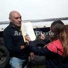 Fernando Lobos dialogando anoche con Arroyo Diario.