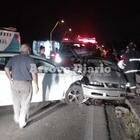 Imagen de Ruta 21: Impactante choque sobre el puente