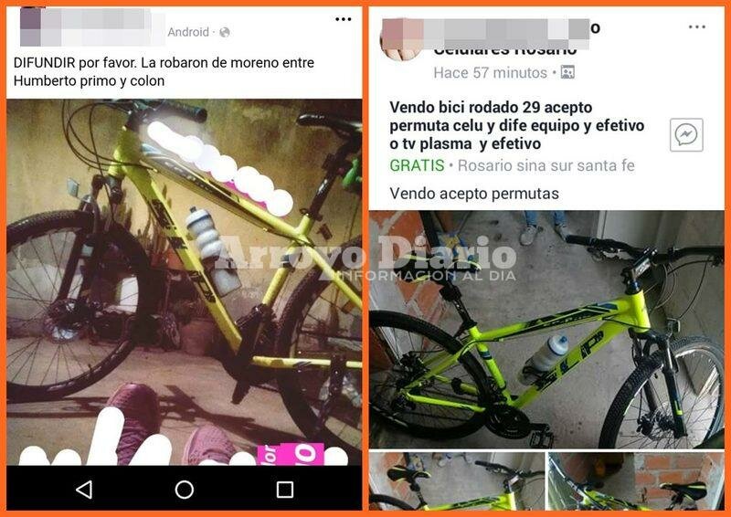 Imagen de Le robaron la bici y la vend?an por Facebook