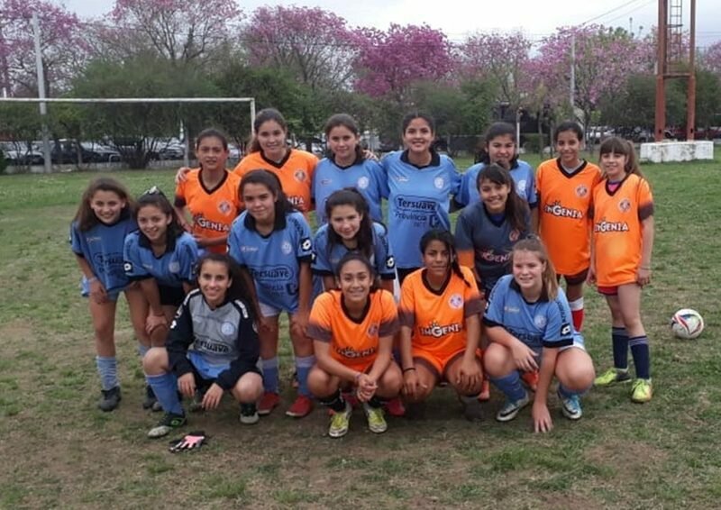 Imagen de Fighiera presente en el Tercer Encuentro de F?tbol Femenino