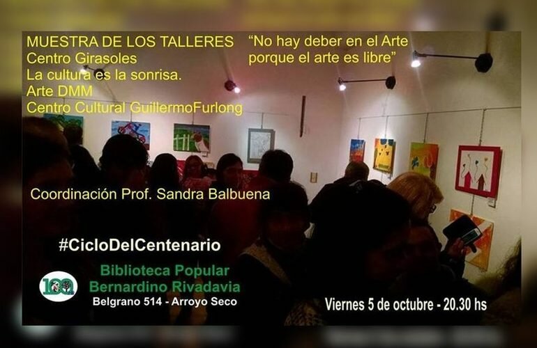 Imagen de Los Talleres de Arte de Sandra Balbuena exponen su brillo en La Biblio