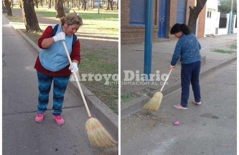 Imagen de Limpiando las calles del Boulevard como mi propia casa