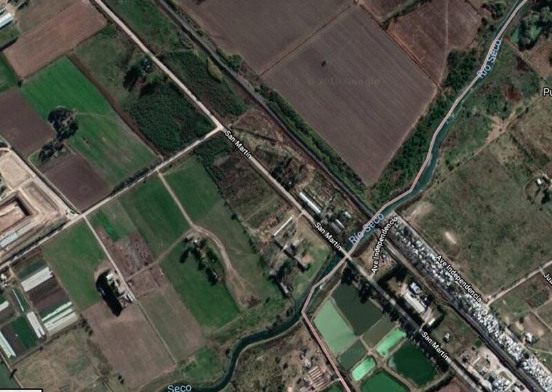 La zona rural siempre golpeada por los hechos de robo. Foto: Google Maps