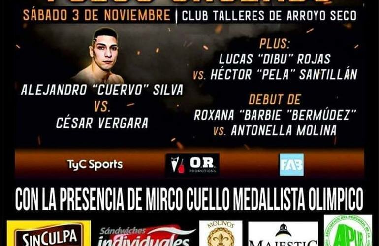 Imagen de Gran noche de boxeo en Talleres Arroyo Seco