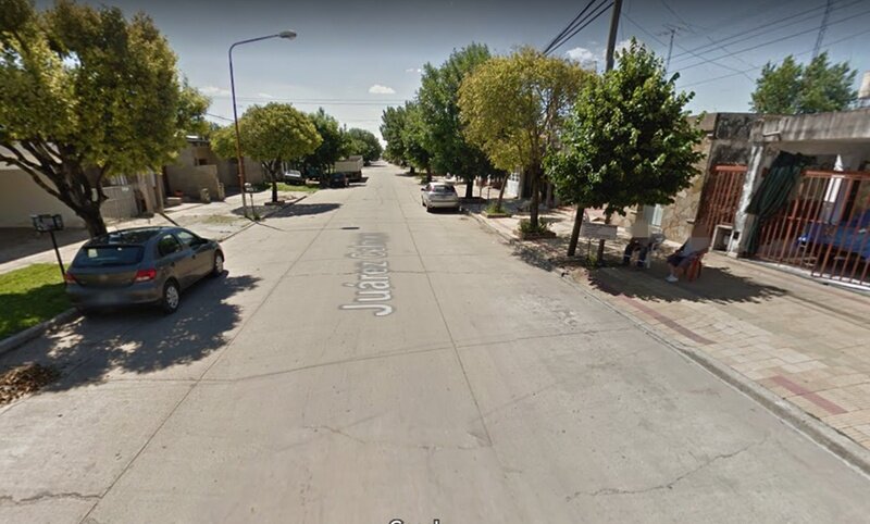 Los hechos ocurrieron hoy en un domicilio de Ju?rez Celman al 900. Foto: Google Maps