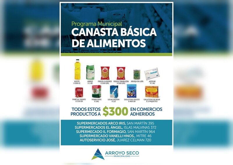 Imagen de Lanzan Canasta B?sica de Alimentos a 300 pesos