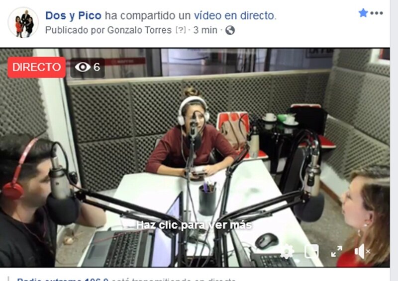 Imagen de Emisi?n EN DIRECTO de Dos & Pico, Radio Extremo 106.9