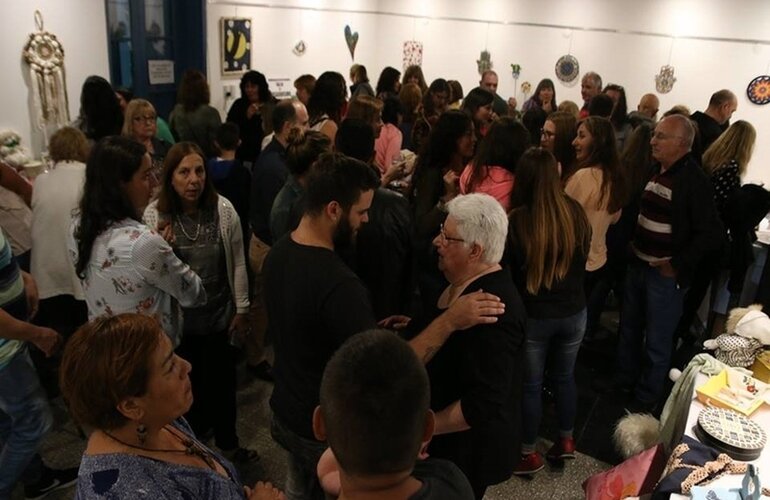 Gran concurrencia. El Guillermo Furlong a pleno en el cierre de Mosaiquismo y Manualidades