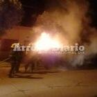 Imagen de Incendio de un acoplado de la Comuna