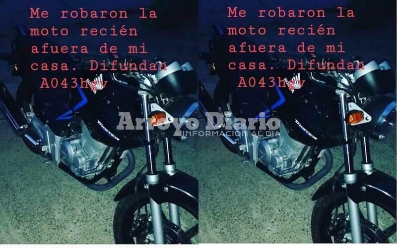 Es la segunda moto que roban en Fighiera en menos de 24 hs.