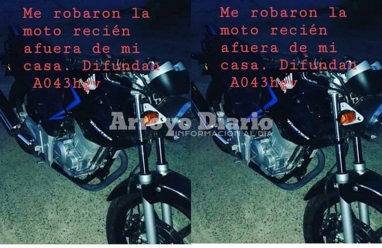 Es la segunda moto que roban en Fighiera en menos de 24 hs.