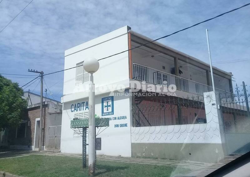 C?ritas Arroyo Seco tiene su edificio en G?lvez y Sarmiento; junto a la Capilla Santa Luc?a.