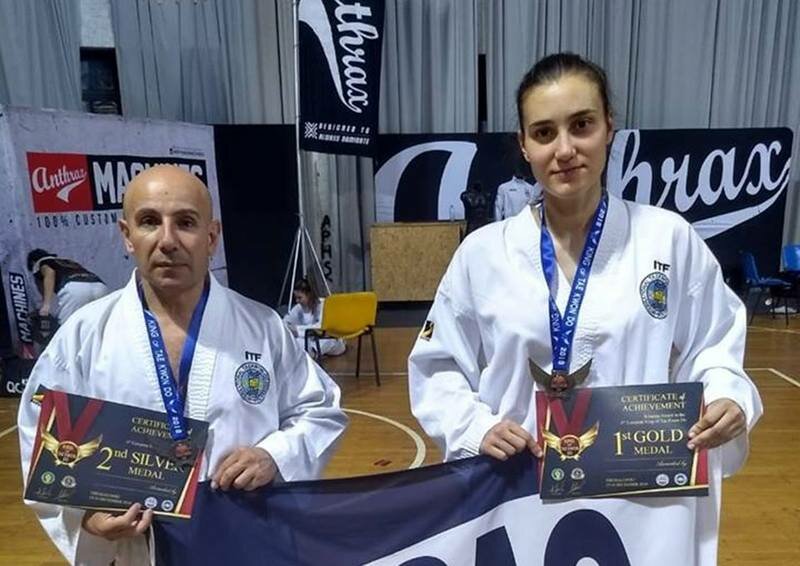 Imagen de En Grecia: Lucila Coletta y Ferm?n Rodr?guez cosecharon medallas