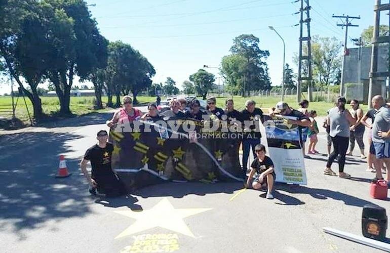 En el lugar del accidente. El acto tuvo lugar en el lugar donde ocurri? el siniestro vial.