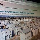 La p?gina para acceder al registro es: https://www.santafe.gob.ar/ruip/secured/login. Foto: captura de pantalla