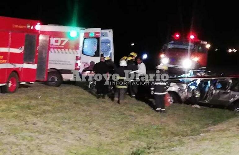 Imagen de Una mujer fallecida y dos heridos en siniestro vial