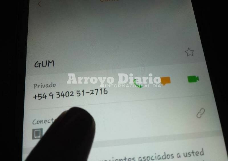 El n?mero. Los vecinos pueden comunicarse con GUM al 03402 - 15512716.