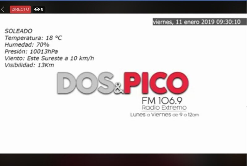 Imagen de Emisi?n EN DIRECTO de Dos & Pico, Radio Extremo 106.9