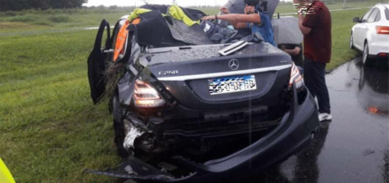 Imagen de Accidente en la Autopista Rosario - Buenos Aires