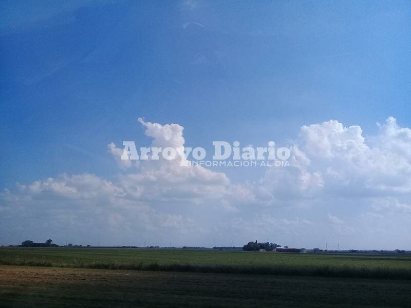 Celeste y limpio. A pesar del alerta, el cielo se manten?a espl?ndido