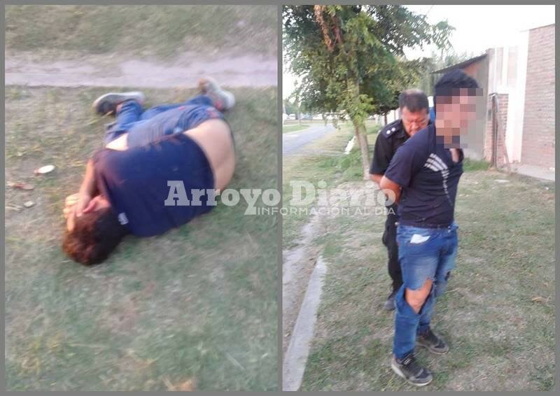 Luego de ser linchado. El adolescente fue trasladado a sede policial.